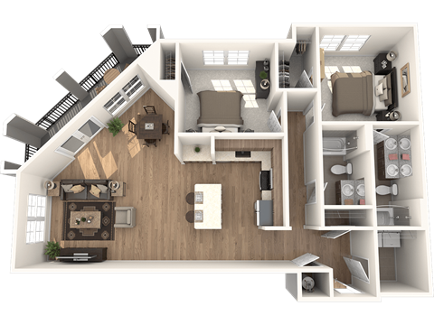 The Ashley Floor Plan at The Standard, South Carolina